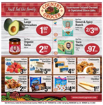Country Grocer Flyer January 28 to February 3