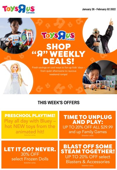 Toys R Us Flyer January 27 to February 2
