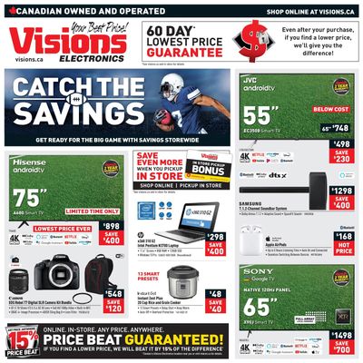 Visions Electronics Flyer January 28 to February 3