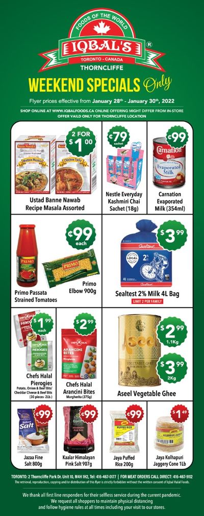 Iqbal Foods Flyer January 28 to 30