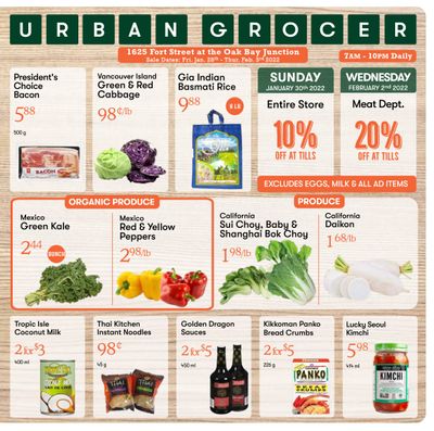 Urban Grocer Flyer January 28 to February 3