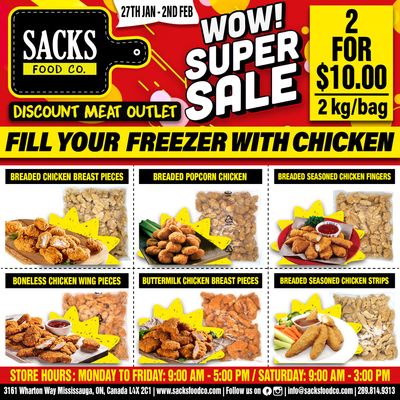 Sacks Food Co. Flyer January 27 to February 2