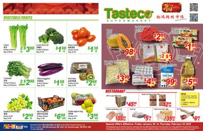 Tasteco Supermarket Flyer January 28 to February 3