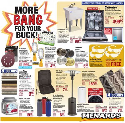 Menards Weekly Ad Flyer January 29 to February 5