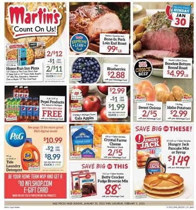 Martin’s (IN, MI) Weekly Ad Flyer January 29 to February 5