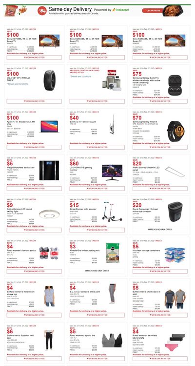 Costco (ON & Atlantic Canada) Weekly Savings January 31 to February 27