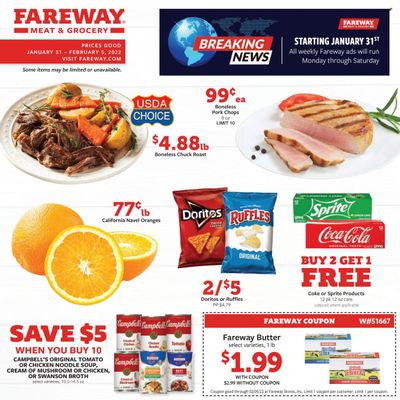 Fareway (IA) Weekly Ad Flyer January 31 to February 7