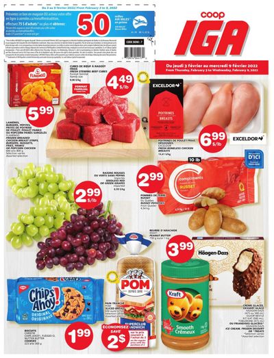 Coop IGA Flyer February 3 to 9 Coop IGA Flyer February 3 to 9