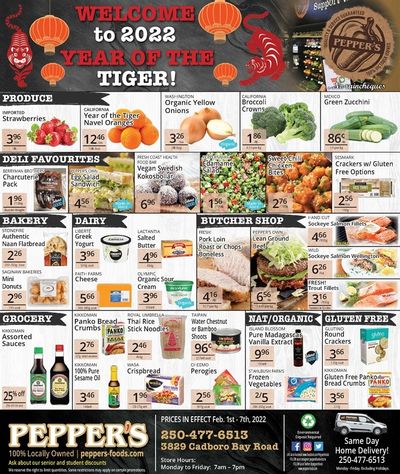 Pepper's Foods Flyer February 1 to 7