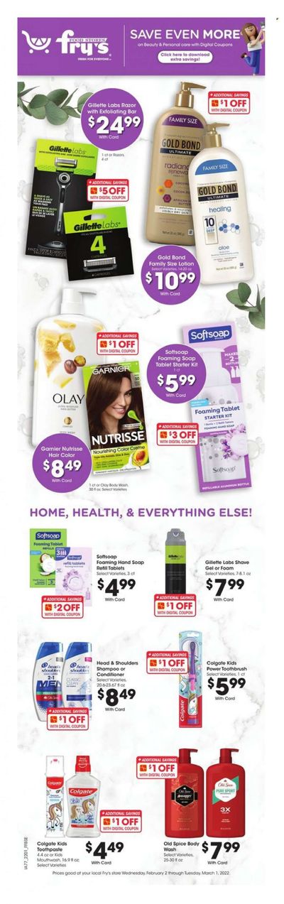 Fry’s (AZ) Weekly Ad Flyer February 1 to February 8