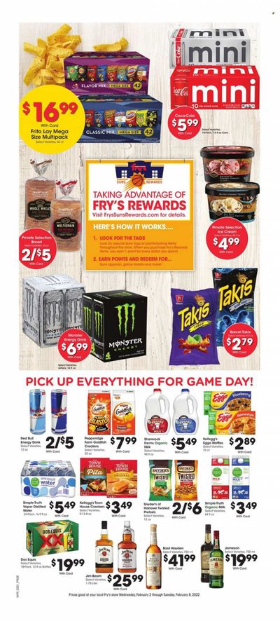 Fry’s (AZ) Weekly Ad Flyer February 1 to February 8