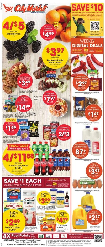 City Market (CO, UT, WY) Weekly Ad Flyer February 1 to February 8