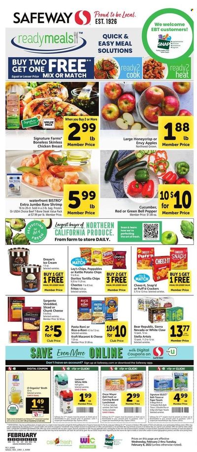 Safeway (AZ, CA, CO, HI, MD, NE, OR, VA, WA) Weekly Ad Flyer February 1 to February 8