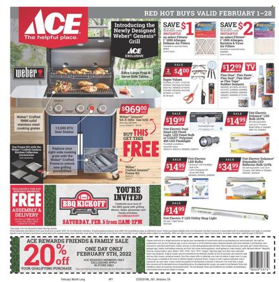 ACE Hardware Weekly Ad Flyer February 1 to February 8