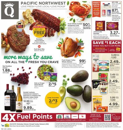 QFC (WA) Weekly Ad Flyer February 1 to February 8