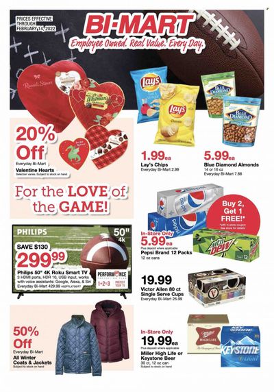Bi-Mart (ID, OR, WA) Weekly Ad Flyer February 1 to February 8