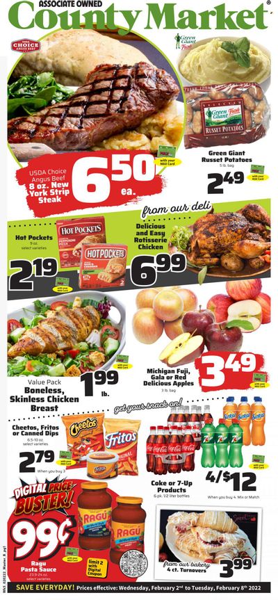 County Market (IL, IN, MO) Weekly Ad Flyer February 1 to February 8