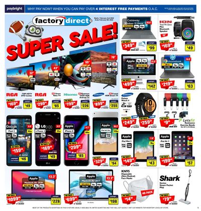 Factory Direct Flyer February 2 to 8