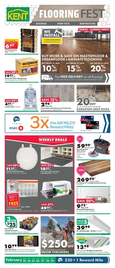 Kent Building Supplies Flyer February 3 to 9