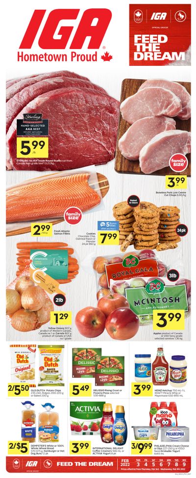 IGA (West) Flyer February 3 to 9
