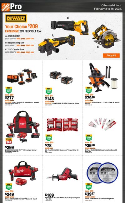 Home Depot Pro Flyer February 3 to 16