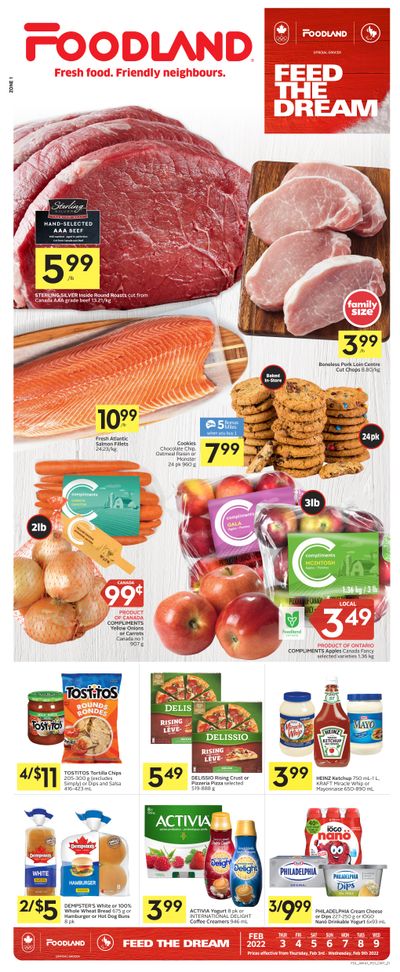 Foodland (ON) Flyer February 3 to 9 Foodland (ON) Flyer February 3 to 9