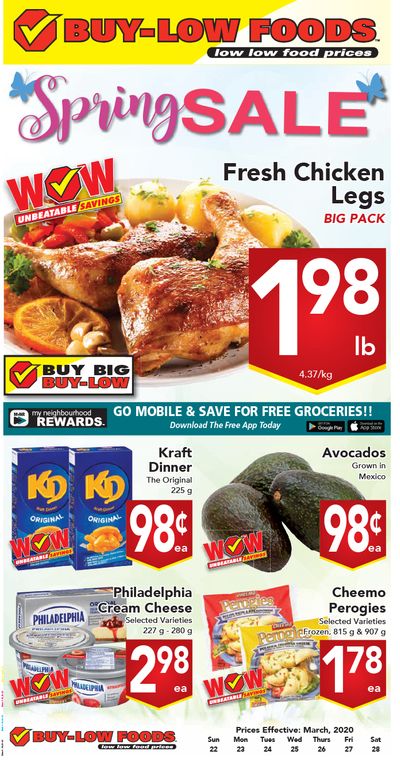 Buy-Low Foods Flyer March 22 to 28
