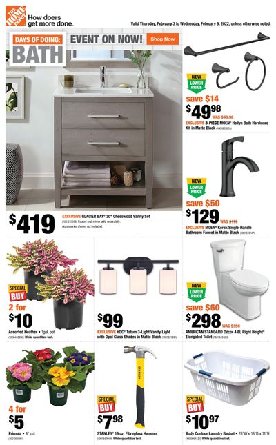 Home Depot (BC) Flyer February 3 to 9