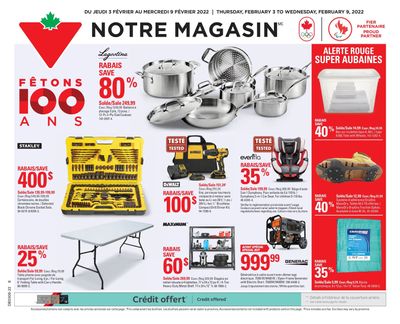 Canadian Tire (QC) Flyer February 3 to 9