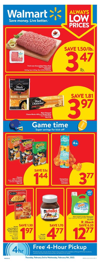 Walmart (ON) Flyer February 3 to 9