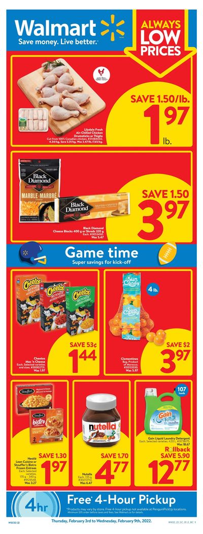 Walmart (West) Flyer February 3 to 9