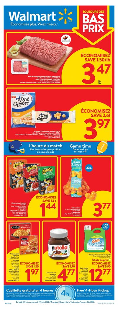 Walmart (QC) Flyer February 3 to 9