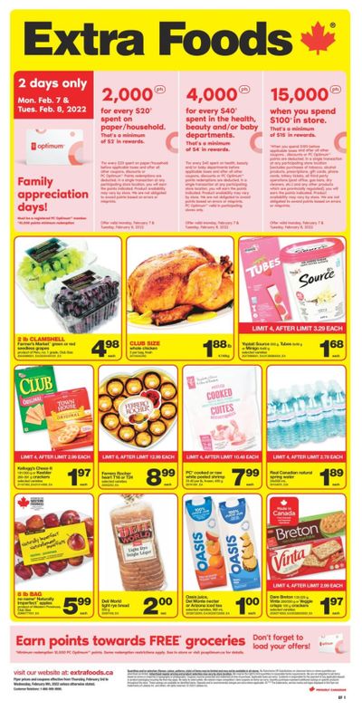 Extra Foods Flyer February 3 to 9