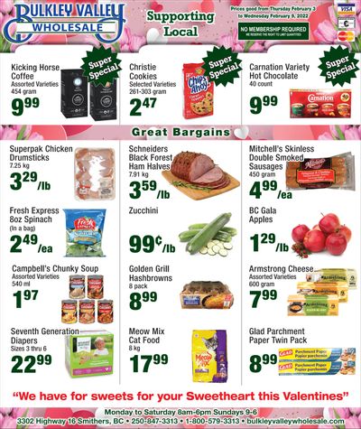 Bulkley Valley Wholesale Flyer February 3 to 9