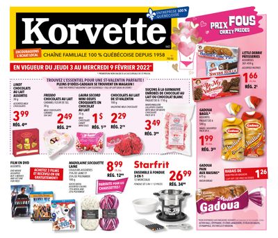 Korvette Flyer February 3 to 9