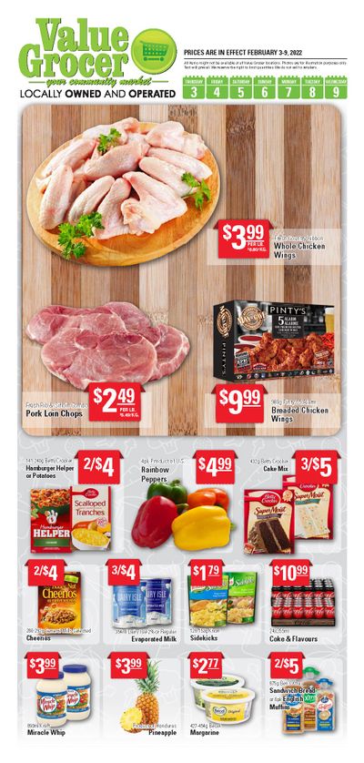 Value Grocer Flyer February 3 to 9