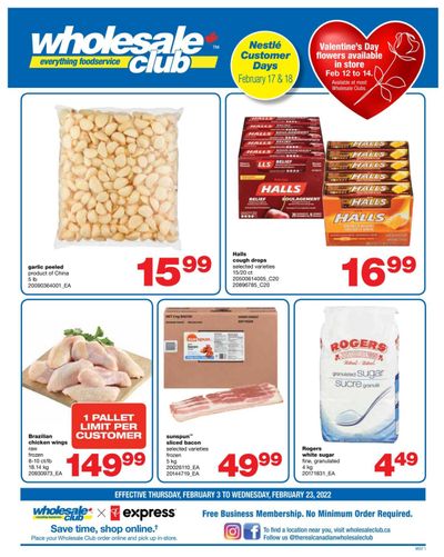 Wholesale Club (West) Flyer February 3 to 23