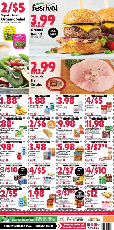 Festival Foods (WI) Weekly Ad Flyer February 2 to February 9