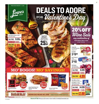 Lowes Foods Weekly Ad Flyer February 2 to February 9