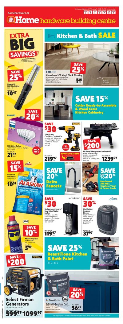 Home Hardware Building Centre (ON) Flyer February 3 to 9