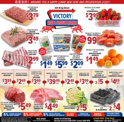 Victory Meat Market Flyer February 1 to 5