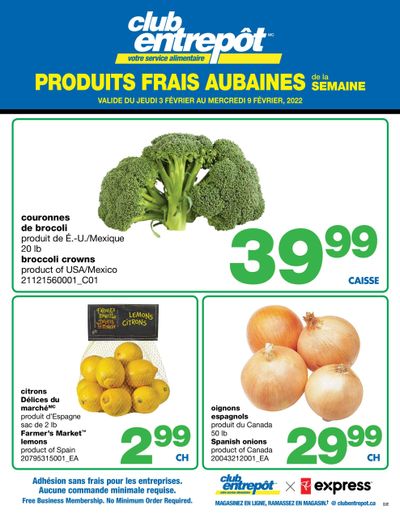 Wholesale Club (QC) Fresh Deals of the Week Flyer February 3 to 9