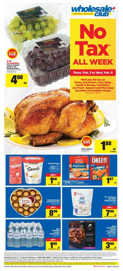 Real Canadian Wholesale Club Flyer February 3 to 9