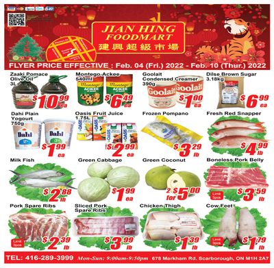 Jian Hing Foodmart (Scarborough) Flyer February 4 to 10