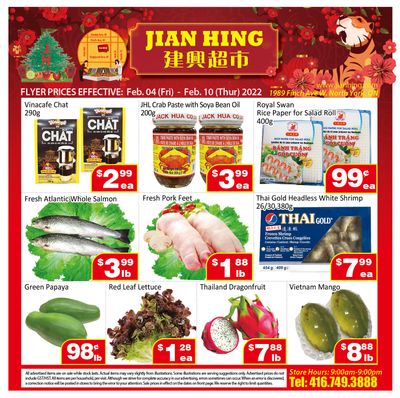 Jian Hing Supermarket (North York) Flyer February 4 to 10