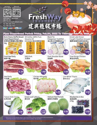 FreshWay Foodmart Flyer February 4 to 10
