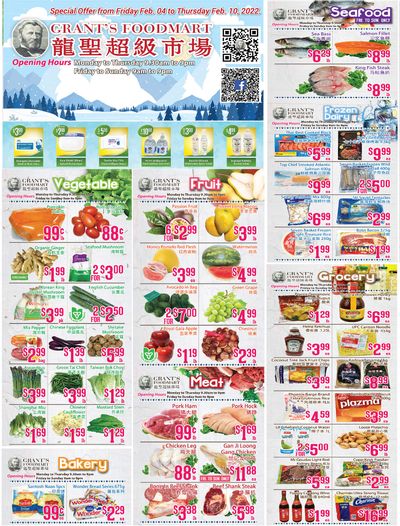 Grant's Food Mart Flyer February 4 to 10