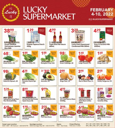 Lucky Supermarket (Calgary) Flyer February 4 to 10