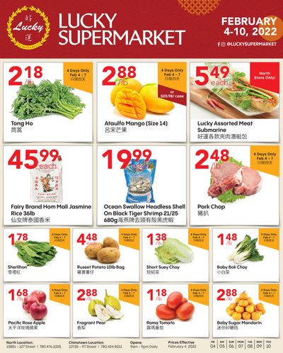 Lucky Supermarket (Edmonton) Flyer February 4 to 10