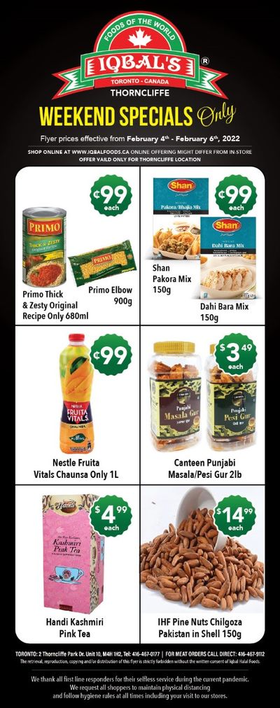 Iqbal Foods Flyer February 4 to 6